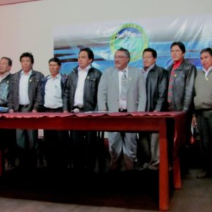 Alcaldes Mancomunidad Tres Cuencas. (archivo IM)