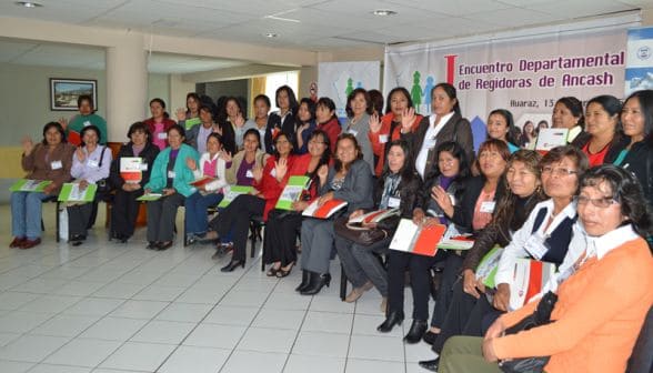 Regidoras en el I Encuentro 2015
