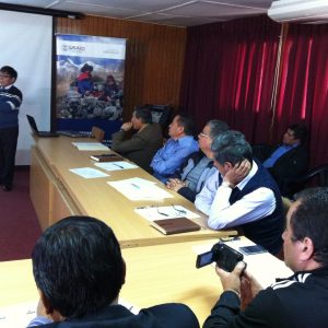 Representantes de las instituciones muestran su compromiso para la formulación de la ERCC