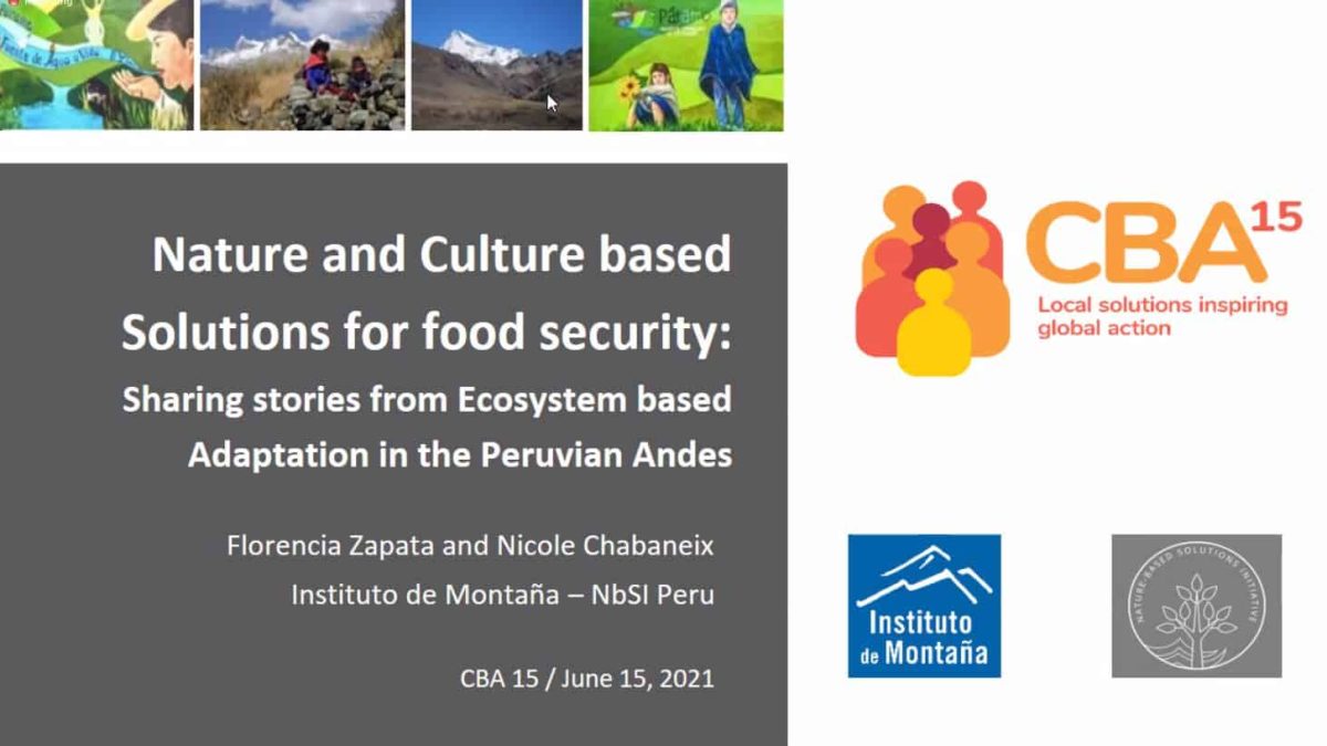 5ta Conferencia Internacional sobre Adaptación al Cambio Climático basada en Comunidades (CBA15)