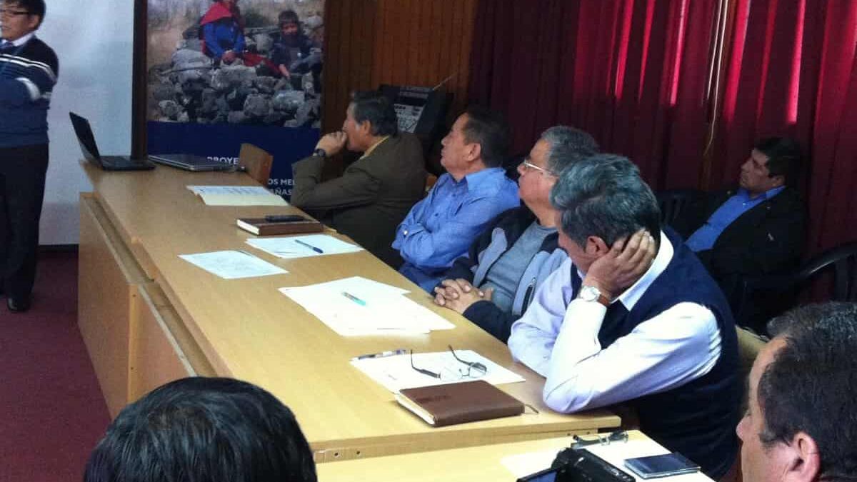 Representantes de las instituciones muestran su compromiso para la formulación de la ERCC